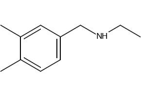 N-Ethyl-3,4-dimethylbenzylamine structure, CAS 39180-83-1
