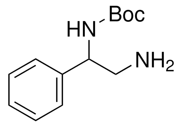 2-(Boc-amino)-2-phenylethylamine structure, CAS 142910-85-8