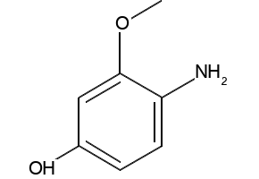 4-Amino-3-methoxyphenol structure, CAS 61638-01-5