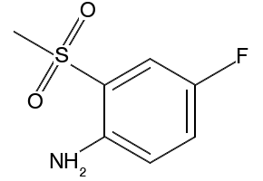4-Fluoro-2-(methylsulfonyl)aniline structure, CAS 1197193-21-7
