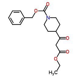 Ethyl3-(N-Cbz-piperidin-4-yl)-3-oxopropanoate structure, CAS 167414-75-7