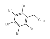 2,3,4,5,6-Pentabromoethylbenzene structure, CAS 85-22-3
