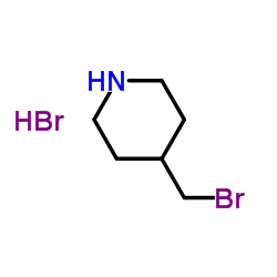 4-BromomethylpiperidineHydrobromide structure, CAS 65920-56-1