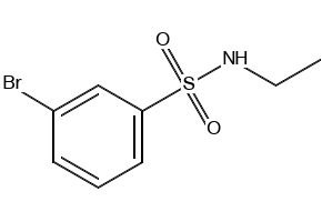 3-Bromo-N-ethylbenzenesulphonamide structure, CAS 871269-07-7