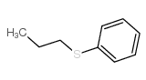 PhenylN-propylsulphide structure, CAS 874-79-3