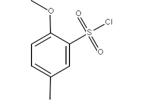 6-Methoxy-m-toluenesulfonylchloride structure, CAS 88040-86-2