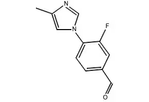 3'-Fluoro-4'-(1H-imidazol-1-yl)acetophenone structure, CAS 870838-82-7