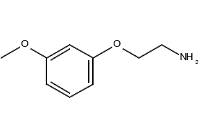 2-(3-Methoxyphenoxy)ethylamine structure, CAS 6487-86-1