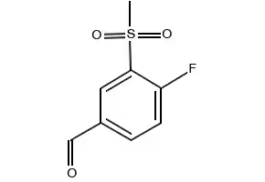 4-Fluoro-3-(methylsulfonyl)benzaldehyde structure, CAS 914636-50-3