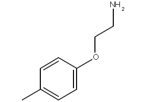 2-(4-Methylphenoxy)ethylamine structure, CAS 26583-58-4
