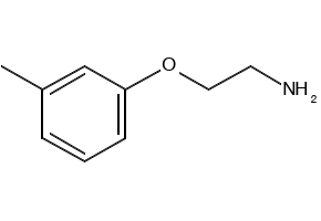 2-(3-Methylphenoxy)ethylamine structure, CAS 6487-99-6