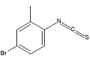 2-Bromo-4-methylphenylisothiocyanate structure, CAS 19241-39-5