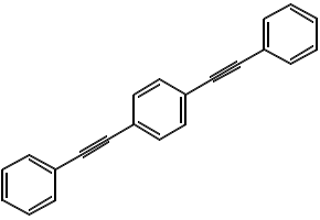 1,4-Bis(phenylethynyl)benzene structure, CAS 1849-27-0