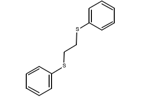 1,2-Bis(phenylthio)ethane structure, CAS 622-20-8