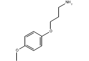 3-(4-Methoxyphenoxy)propylamine structure, CAS 100841-00-7