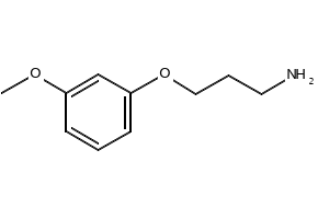 3-(3-Methoxyphenoxy)propylamine structure, CAS 6451-26-9