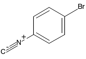 4-Bromophenylisocyanide structure, CAS 33554-73-3
