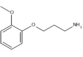 3-(2-Methoxyphenoxy)propylamine structure, CAS 3245-88-3