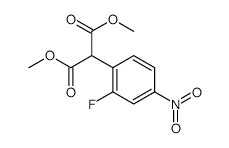 Dimethyl2-(2-Fluoro-4-nitrophenyl)malonate structure, CAS 188975-47-5