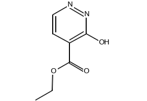 Ethyl3-Hydroxypyridazine-4-carboxylate structure, CAS 1445-55-2