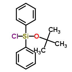 tert-Butoxychlorodiphenylsilane structure, CAS 17922-24-6