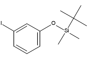 3-(t-Butyldimethylsiloxy)iodobenzene structure, CAS 133910-12-0