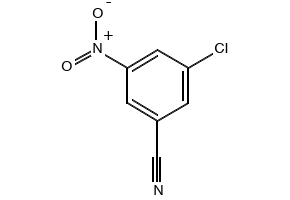 3-Chloro-5-nitrobenzonitrile structure, CAS 34662-30-1