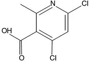 4,6-Dichloro-2-methylnicotinicAcid structure, CAS 693286-31-6