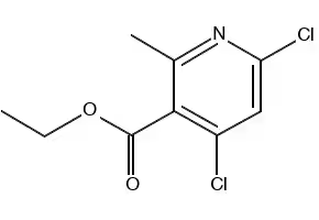 Ethyl4,6-Dichloro-2-methylnicotinate structure, CAS 686279-09-4
