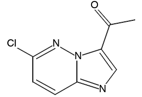 3-Acetyl-6-chloroimidazo[1,2-b]pyridazine structure, CAS 90734-71-7
