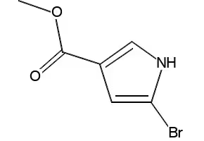 Methyl5-Bromo-3-pyrrolecarboxylate structure, CAS 16420-39-6