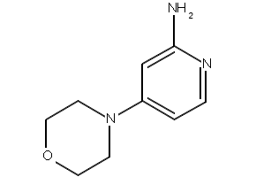 2-Amino-4-morpholinopyridine structure, CAS 722549-98-6