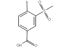 4-Methyl-3-(methylsulfonyl)benzoicAcid structure, CAS 51522-22-6