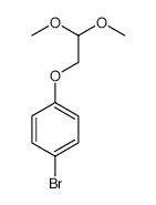 4-(2,2-Dimethoxyethoxy)bromobenzene structure, CAS 129969-69-3