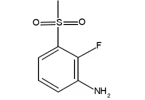 2-Fluoro-3-(methylsulfonyl)benzoicAcid structure, CAS 1186663-47-7