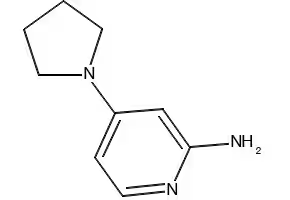 2-Amino-4-pyrrolidinopyridine structure, CAS 722550-01-8