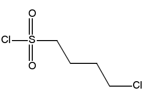 4-Chloro-1-butylsulfonylChloride structure, CAS 1633-84-7