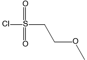 2-Methoxy-1-ethanesulfonylChloride structure, CAS 51517-01-2