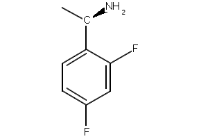 (R)-1-(2,4-difluorophenyl)ethanamine structure, CAS 791098-84-5