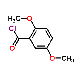 2,5-Dimethoxybenzoylchloride structure, CAS 17918-14-8