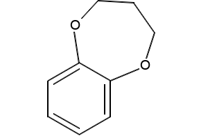 3,4-Dihydro-2H-1,5-benzodioxepine structure, CAS 7216-18-4