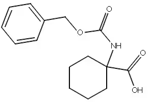 1-(Cbz-amino)cyclohexanecarboxylicAcid structure, CAS 17191-43-4