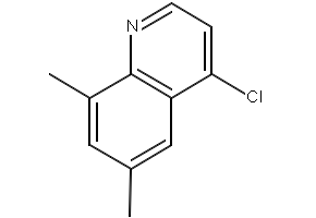 4-Chloro-6,8-dimethylquinoline structure, CAS 196803-72-2