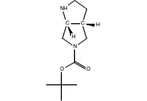 (3aR,6aR)-5-Ethoxycarbonyl-1H-hexahydropyrrolo[3,4-b]pyrrole structure, CAS 948846-39-7