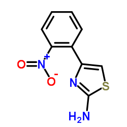 4-(2-Nitrophenyl)-1,3-thiazole-2-amine structure, CAS 90323-06-1