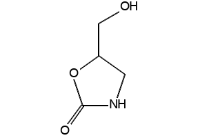 5-(Hydroxymethyl)-1,3-oxazolidin-2-one structure, CAS 7517-99-9