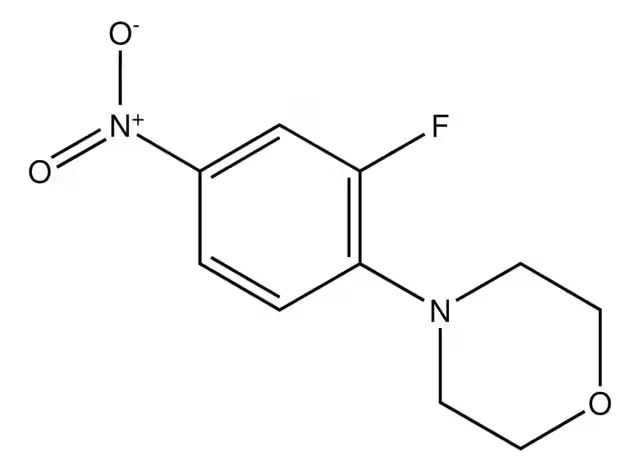 4-(2-Fluoro-4-nitrophenyl)morpholine structure, CAS 2689-39-6