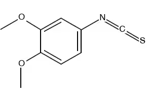 3,4-Dimethoxyphenylisothiocyanate structure, CAS 33904-04-0