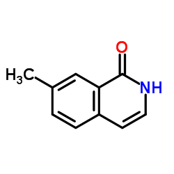 1-Hydroxy-7-methyllisoquinoline structure, CAS 26829-47-0