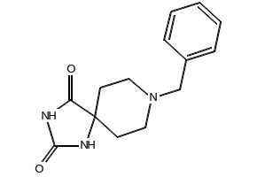 8-Benzyl-1,3,8-triazaspiro[4.5]decane-2,4-dione structure, CAS 28936-94-9